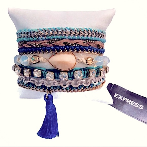 Express Boho Multi Strand Magnetic Bracelet - Picture 2 of 8
